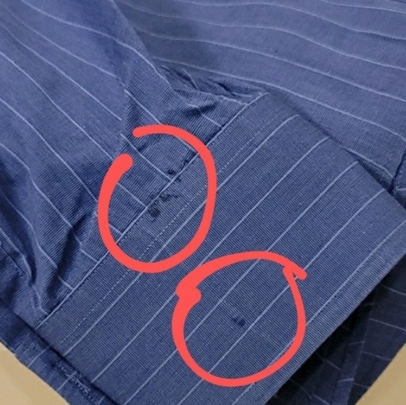 Burberrys London Pin Striped Men's Button-Down Dress Shirt - Size 17 1/2 - 35 - Picture 5 of 5